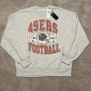 Women’s 49ers NFL oversized sweatshirt